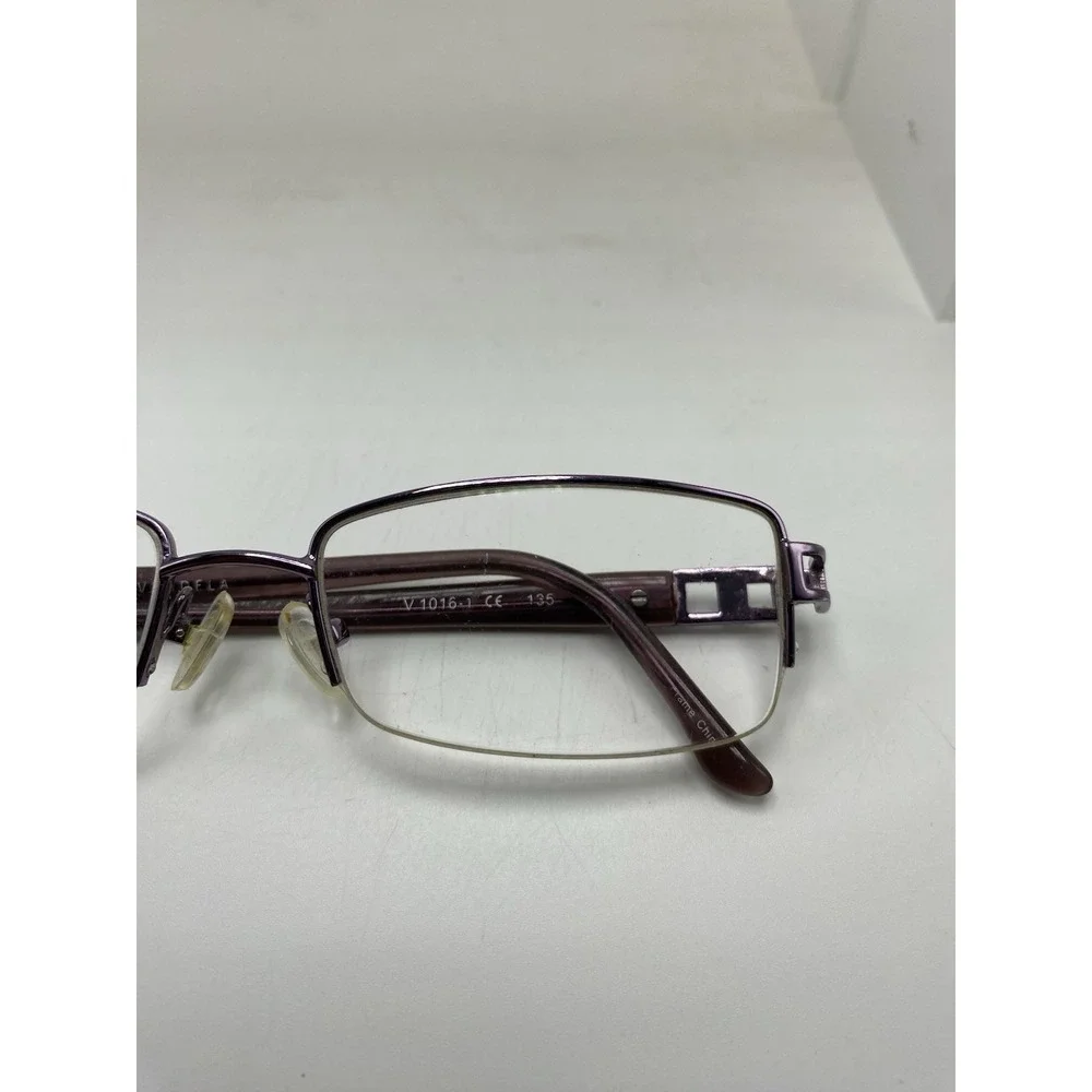 Vendela Eyeglasses FRAMES ONLY V1016 Half Rim 51-17-135 Purple 267